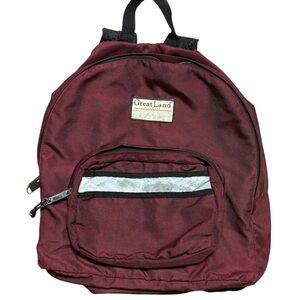 Vintage Great Land Outdoor magenta backpack